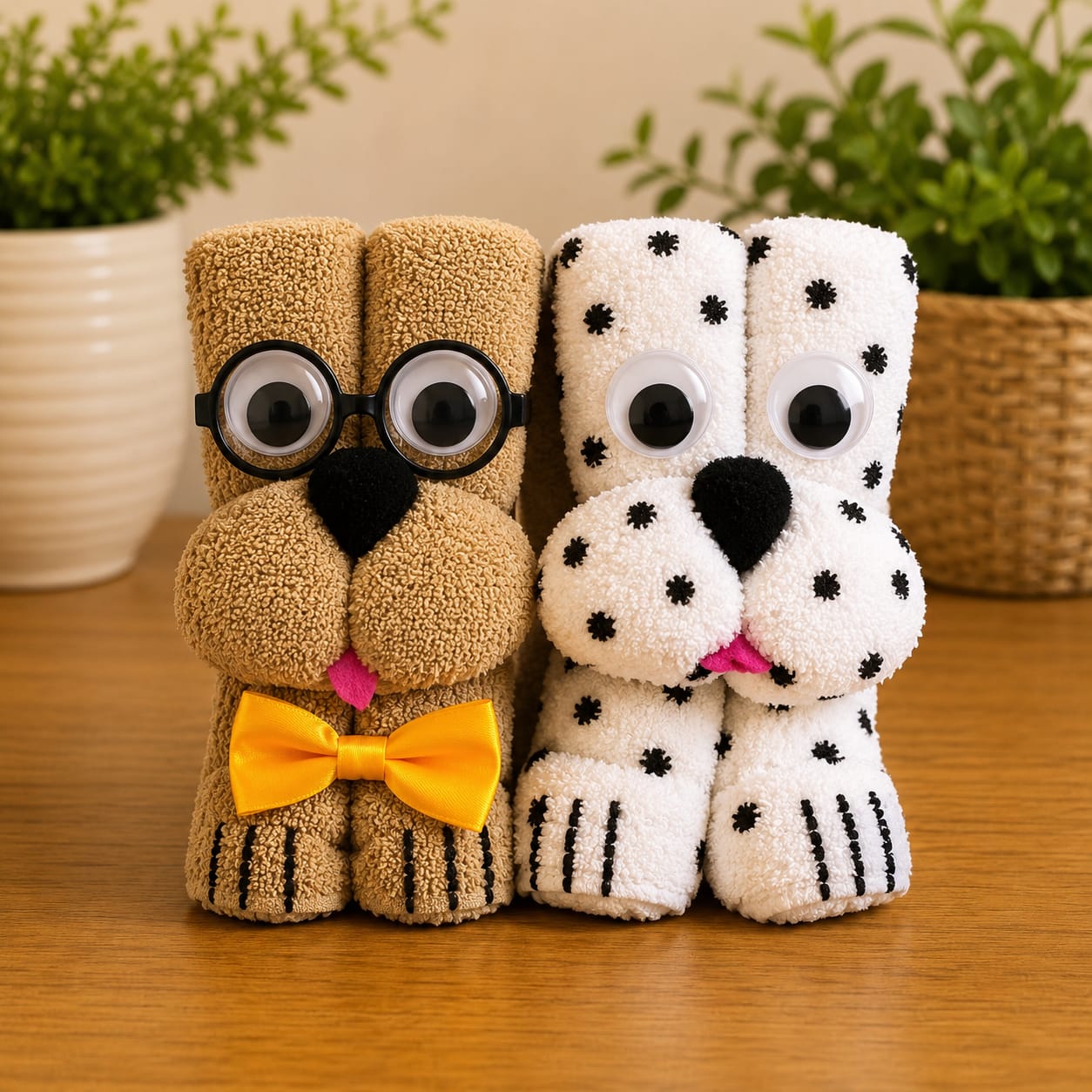 Paw-fect Towel Puppy Gift Set – Handmade Decorative Dog Towels